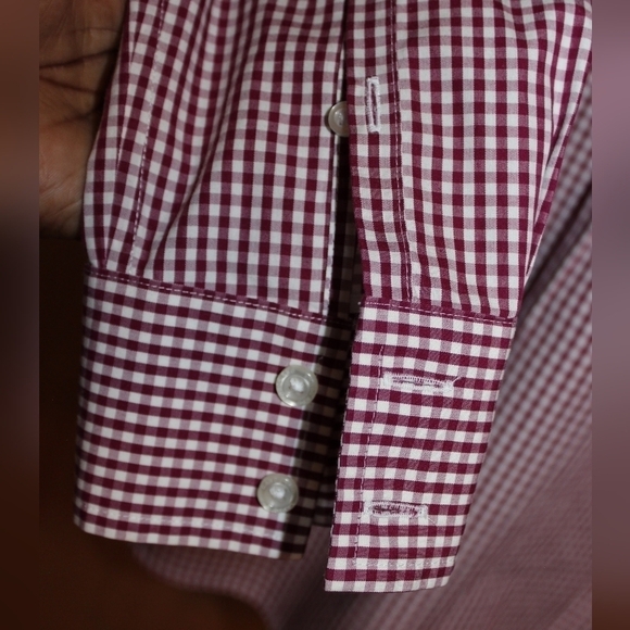 LANDS End Red Plaid Tunic - Picture 5 of 5